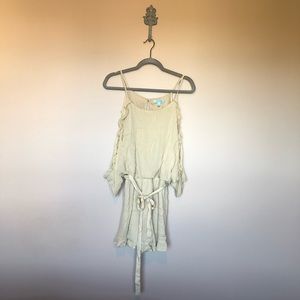 She + sky mustard romper large. 116